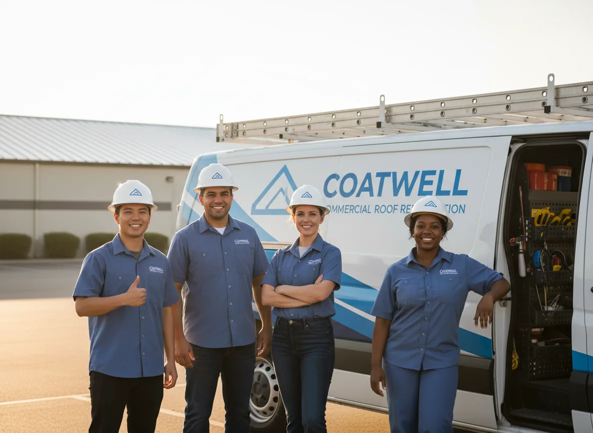 Commercial roof coating company in Hayes, SD